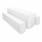 Hussen-Set für Biertisch und Bänke weiß